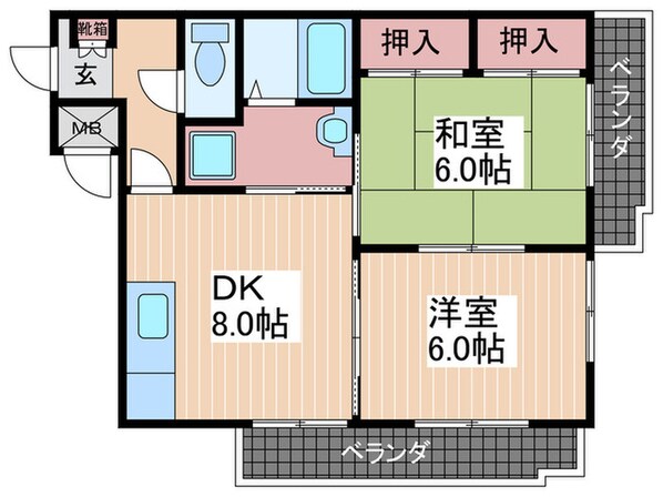 Harmony HIRAKIの物件間取画像